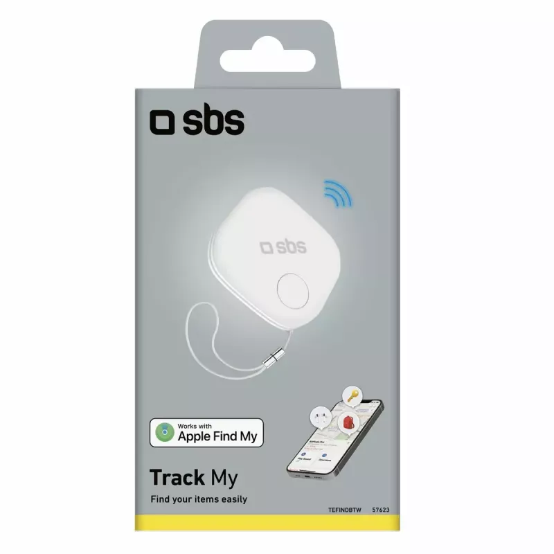 Localizador SBS Track My Universal Blanco Pila CR2032 12g