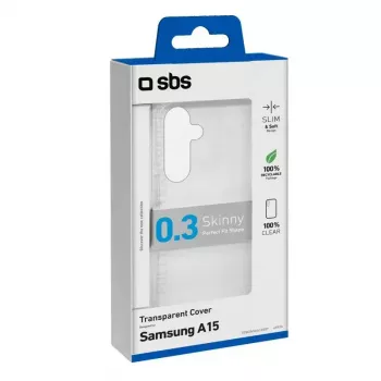 Funda SBS TESKINSAA155GT para Samsung Galaxy A15 16,5 cm Transparente
