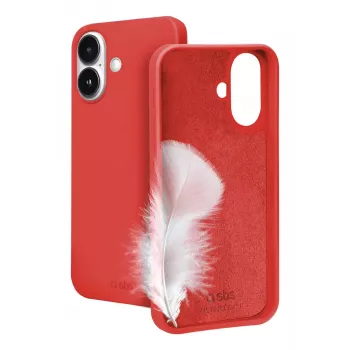Funda SBS TEINSTIP1661R para móvil roja 15,5 cm (6,1 pulgadas)