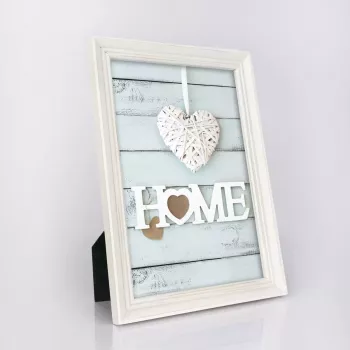 Marco de fotos individual ZEP T15418 blanco MDF 208x220mm