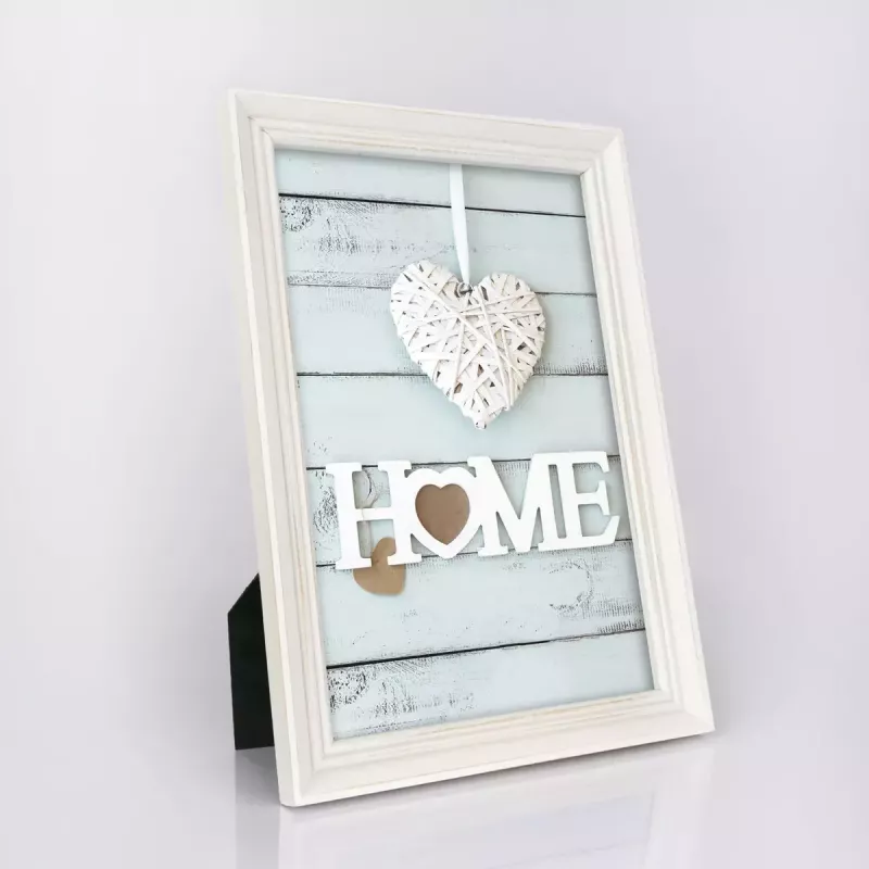 Marco de fotos individual ZEP T15418 blanco MDF 208x220mm