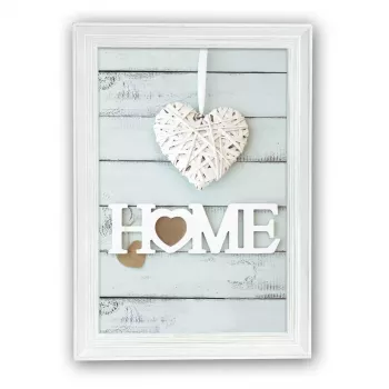 Marco de fotos individual ZEP T15418 blanco MDF 208x220mm