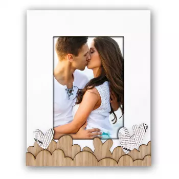 Marco individual ZEP Romina blanco natural 199 x 245 mm
