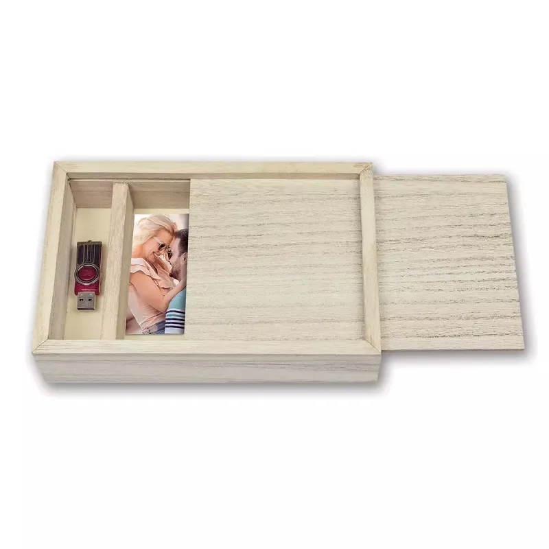 Caja de almacenamiento ZEP CX7546 rectangular madera