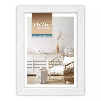 Marco individual ZEP Vivan 3 V33573 madera blanco 13x18 cm
