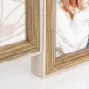 Set de marcos de fotos ZEP Kriss 4Q madera marrón blanco 310x340 mm