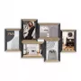 Set de marcos de fotos ZEP Vercelli negro marrón MDF 535x320 mm