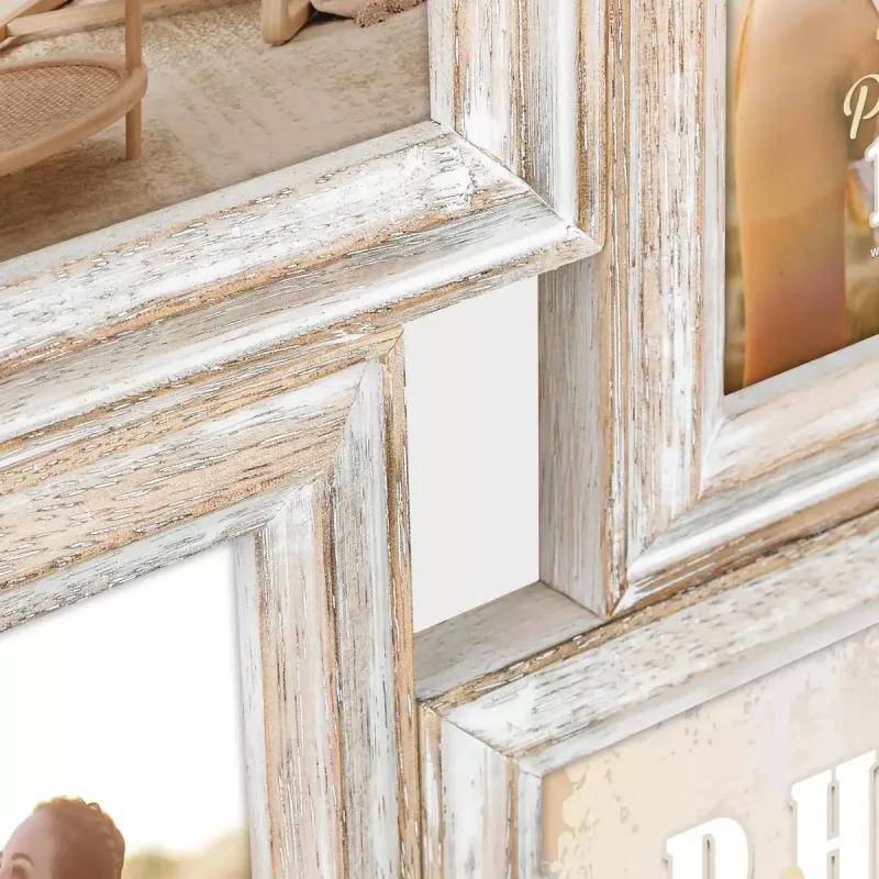 Marco de fotos múltiple ZEP AC446B madera natural 390x370 mm