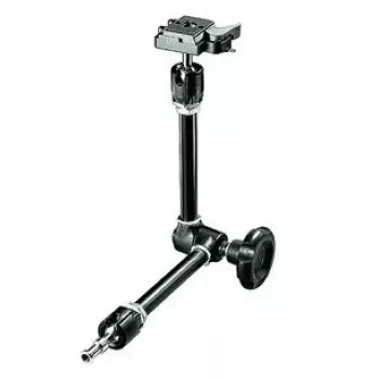 Brazo para trípode Manfrotto 244RC Variable Friction ARM con placa — 490 mm de altura, 1,11 kg, negro
