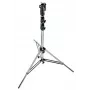 Pata de trípode Manfrotto 126CSU — pata individual, carga máx. 40 kg, altura máx. 3,33 m, peso 8,3 kg, plateado