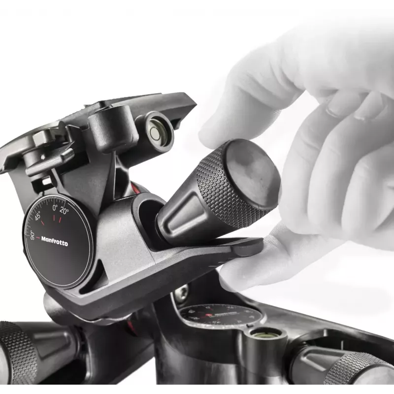 Rótula para trípode Manfrotto MHXPRO-3WG negra tecnopolímero 3/8