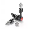 Accesorio para trípode Manfrotto 244MICRO — aluminio/acero inoxidable, 150 mm de longitud, 3 kg de carga, negro
