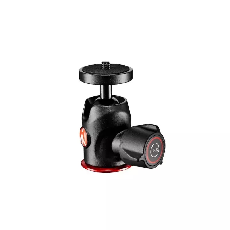Rótula para trípode Manfrotto 492 Centre rótula de bola negra roja 1/4