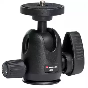 Rótula para trípode Manfrotto MH494-BH negra aluminio 1/4