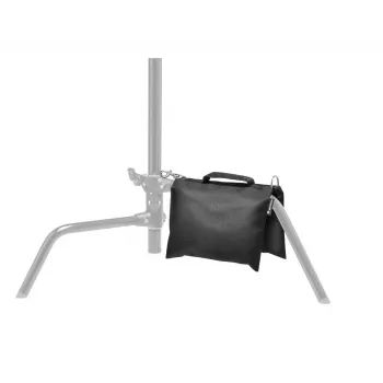 Accesorio para soporte de estudio fotográfico Manfrotto G100-2 — negro, carga máx. 6 kg, peso 210 g