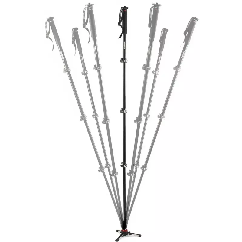 Monopié Manfrotto MVMXPRO500 aluminio negro