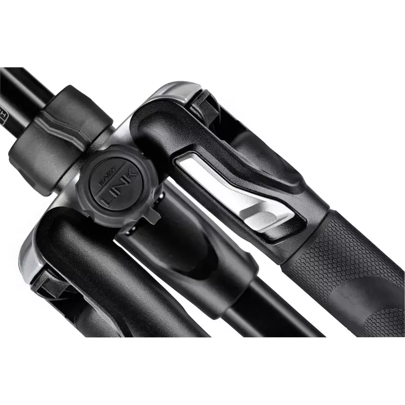 Trípode Manfrotto MKBFRLA4BK-BH 3 patas negro plata