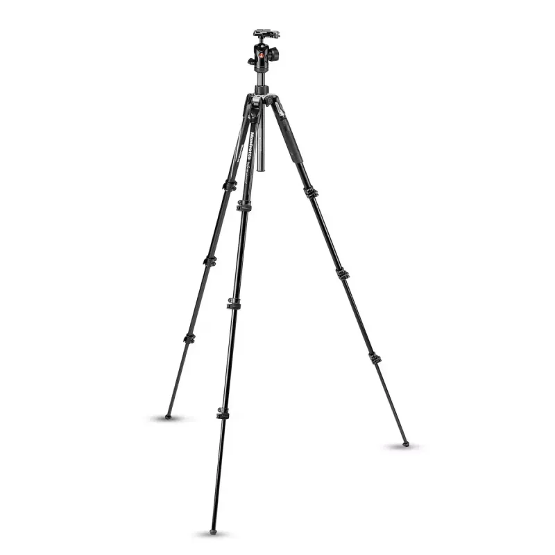 Trípode Manfrotto MKBFRLA4BK-BH 3 patas negro plata