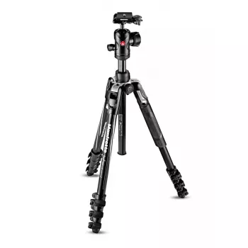 Trípode Manfrotto MKBFRLA4BK-BH 3 patas negro plata