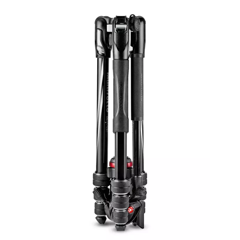 Trípode Manfrotto MVKBFRT-LIVE cámaras digitales/de cine 3 patas negro rojo plata