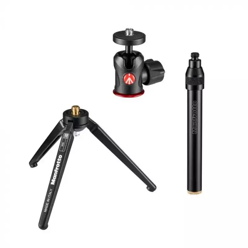 Manfrotto 209,492LONG-1 trípode 3 patas negro 35,5 cm de altura máx.
