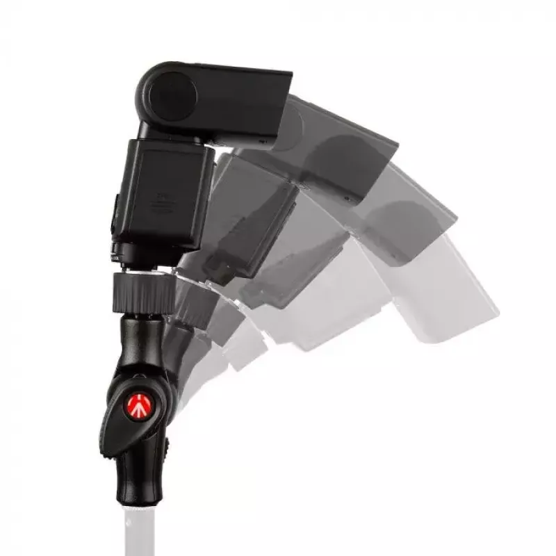 Manfrotto MLH1HS-2 cabezal inclinable con zapata en frío, rótula de luz y soporte para paraguas
