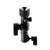 Manfrotto MLH1HS-2 cabezal inclinable con zapata en frío, rótula de luz y soporte para paraguas