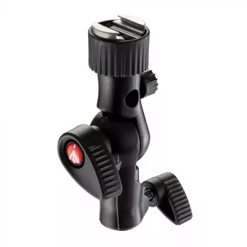 Manfrotto MLH1HS-2 cabezal inclinable con zapata en frío, rótula de luz y soporte para paraguas
