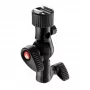 Manfrotto MLH1HS-2 cabezal inclinable con zapata en frío, rótula de luz y soporte para paraguas
