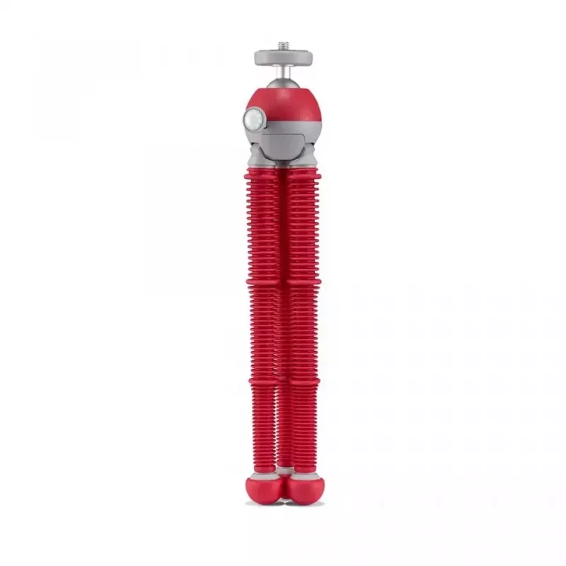 Trípode Joby PodZilla rojo 3 patas 1 kg de carga 25 cm de altura