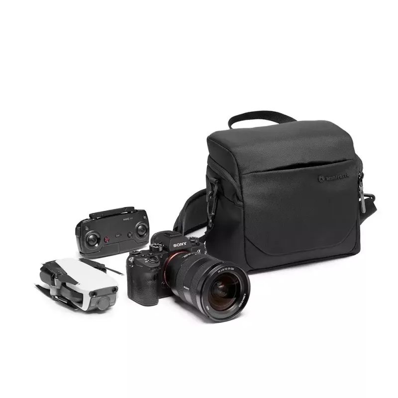 Bolsa de hombro Manfrotto MB MA3-SB-L Negra Compatibilidad universal