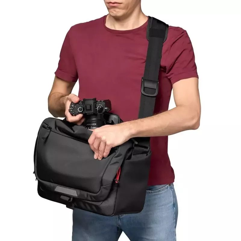 Bolsa messenger Manfrotto MB MA3-M-M Negra Universal correa de hombro