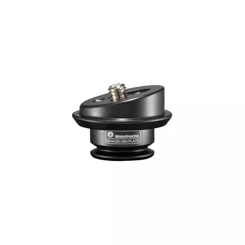 Placa de montaje Manfrotto MVAQR-GIM-PLATE Aluminio Negra 50 mm x 35 mm
