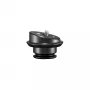 Placa de montaje Manfrotto MVAQR-GIM-PLATE Aluminio Negra 50 mm x 35 mm