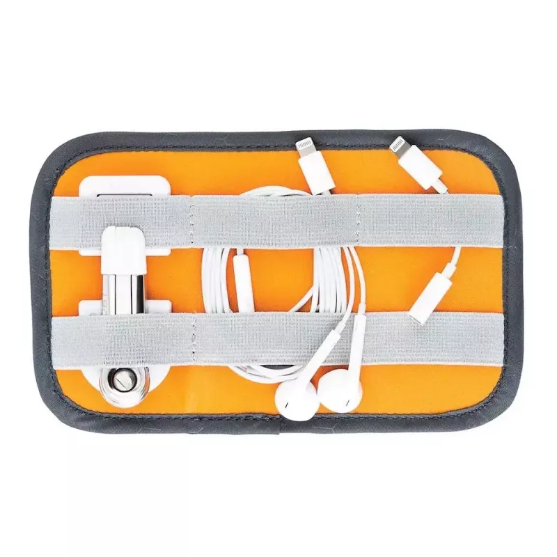 Bolsa Lowepro GearUp Pouch Mini Nylon Poliéster Ripstop Gris Naranja