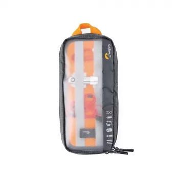 Bolsa Lowepro Pouch Medium GearUp GL LP37139-GRL Nylon Ripstop Poliéster Naranja Gris 280x45x140mm