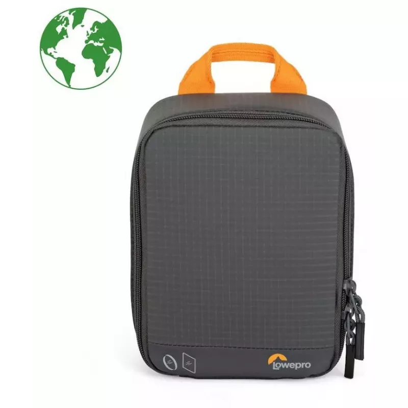 Funda protectora para filtros Lowepro GearUp Filter Pouch 100 gris — almacenamiento compacto para filtros de cámara
