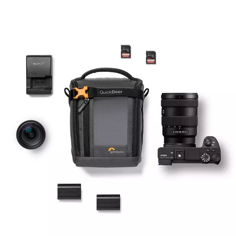 Estuche compacto Lowepro GearUp Creator Box M II Negro Gris