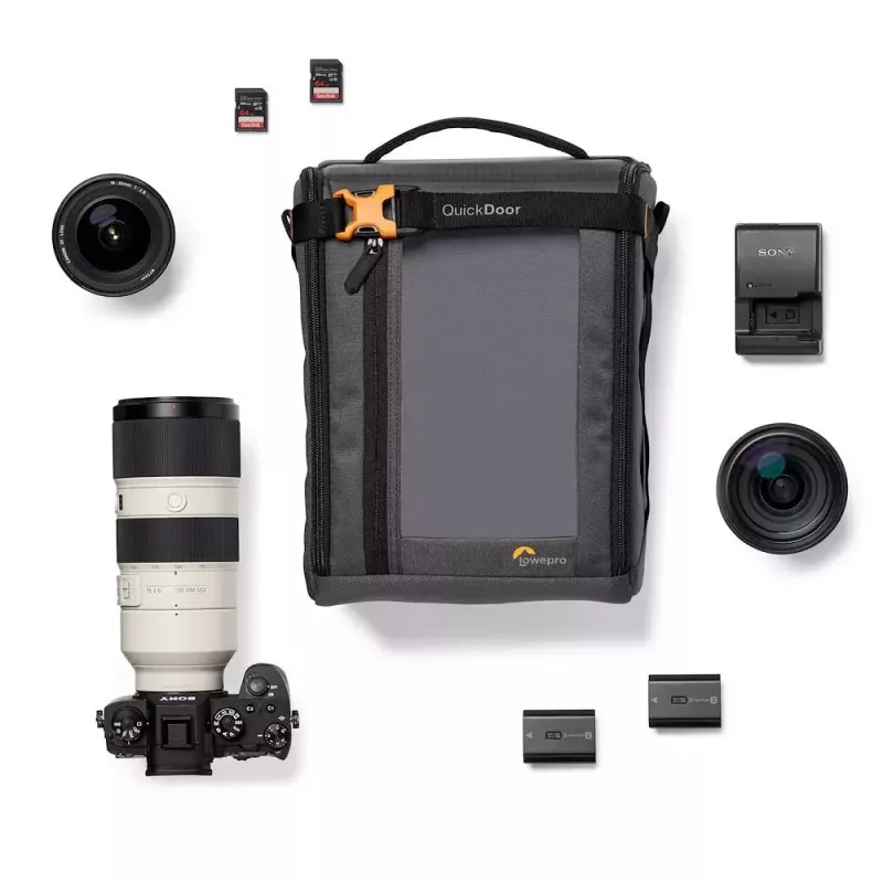 Bolsa compacta Lowepro GearUp Creator Box XL II Negra Gris