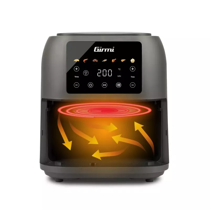 Freidora de aire Girmi FG92 8 L 1700 W gris