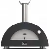 Horno para pizza Alfa Forni Moderno 2 Pizze Hybrid Ardesia gris – horno de sobremesa compacto, 2 pizzas