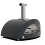 Horno para pizza Alfa Forni Moderno 5 Pizze Hybrid gris pizarra – capacidad para 5 pizzas, combustible híbrido