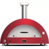 Horno para pizza de leña Alfa Forni Moderno 5 Pizze rojo – capacidad para 5 pizzas, alimentado por leña