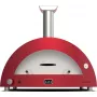 Horno para pizza de leña Alfa Forni Moderno 5 Pizze rojo – capacidad para 5 pizzas, alimentado por leña