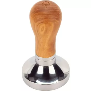 Prensa de café Eureka ACC-TMP-007-1KIT, base de 58 mm, mango de madera de olivo