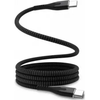 Cable magnético USB-C a USB-C STATIK MagStack Pro 2 m negro