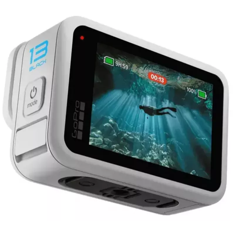 Cámara de acción GoPro HERO13 Black — 5,3K Ultra HD, 27,6 MP CMOS, 240 fps, Wi‑Fi, GPS, LCD integrado, sonido estéreo