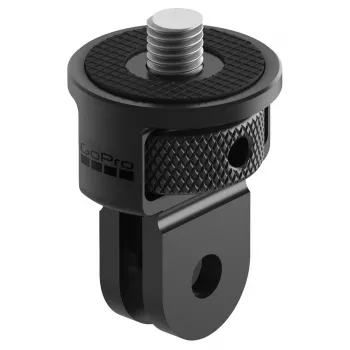 Soporte de cámara GoPro adaptador de montaje de ¼-20 — universal 24×24×37 mm, negro
