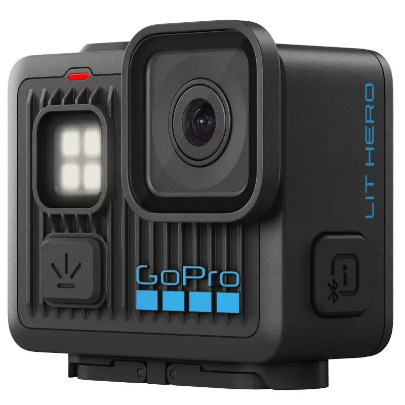 Cámara de acción GoPro LIT HERO – 4K Ultra HD 100 fps, 12 MP, LCD de 1,76 pulgadas, Wi‑Fi, MicroSD