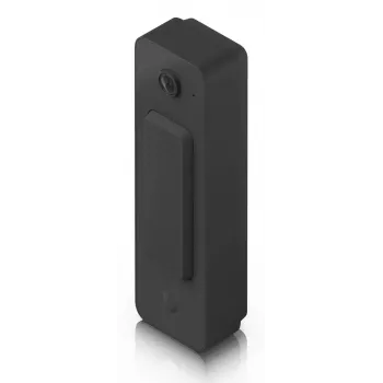 Timbre UBIQUITI Doorbell Lite negro – videoportero PoE con cable, 5 MP, 2560×1920, IPX5, carcasa de metal y policarbonato